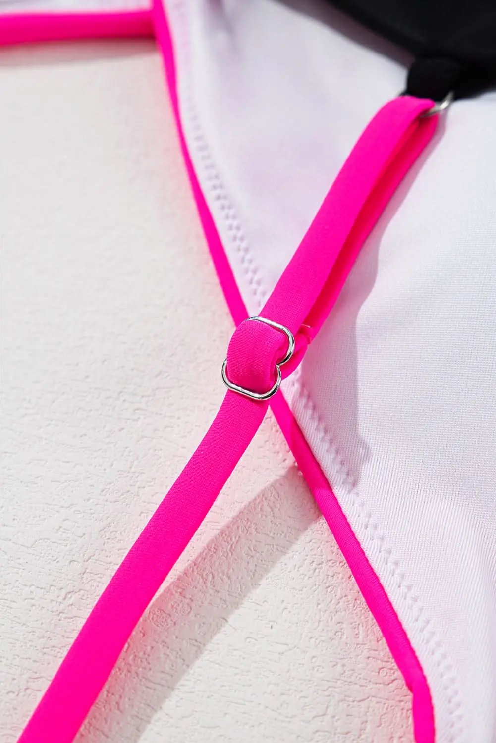 Chic rose red cutout monokini - Love Salve